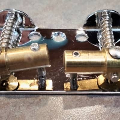 Wilkinson Gotoh WB2V-NS Bass Bridge With Compensated Brass Saddles