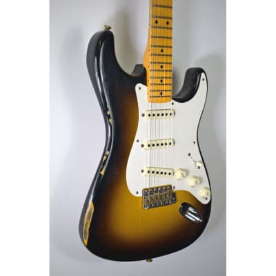 Fender 57 Stratocaster Custom Shop Relic 2-color sunburst image 6