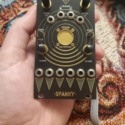 Error Instruments Spanky V2 Drum Eurorack Module (Black and Gold) | Reverb