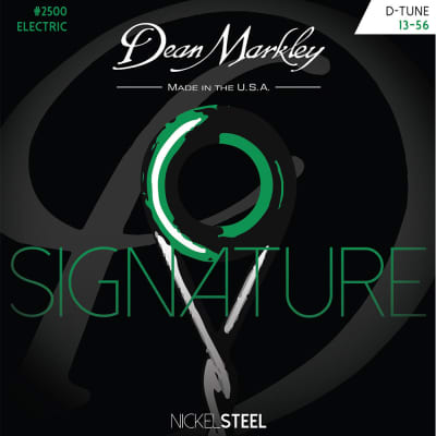 Dean Markley Drop Tune 13-56 NickelSteel Electric Signature Series String Set for sale