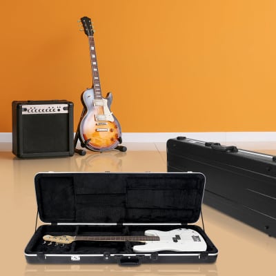 STEC-500 | Lightweight & Compact ABS Road Case for Electric Guitar w/ TSA Approved Locking Latch and EPS Foam Plush Interior image 10