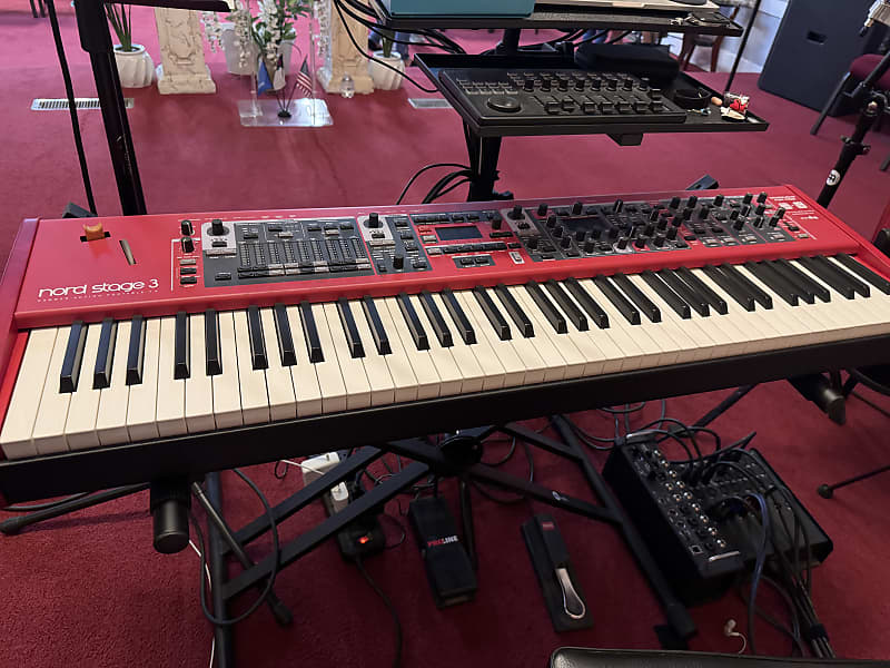 Nord Stage 3 HP76 Hammer Action Portable 76-Key Digital Piano | Reverb
