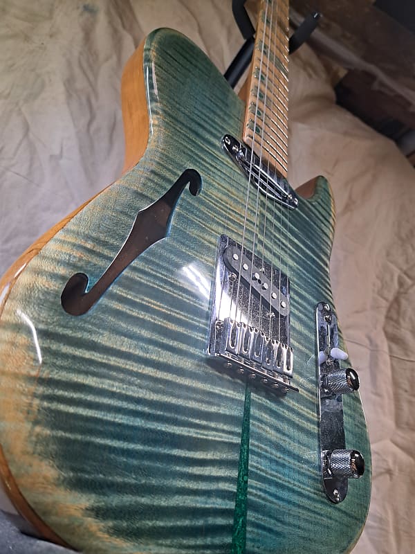 Custom Custom thinline T style guitar 2023 - Gloss Body / Satin Neck image 1