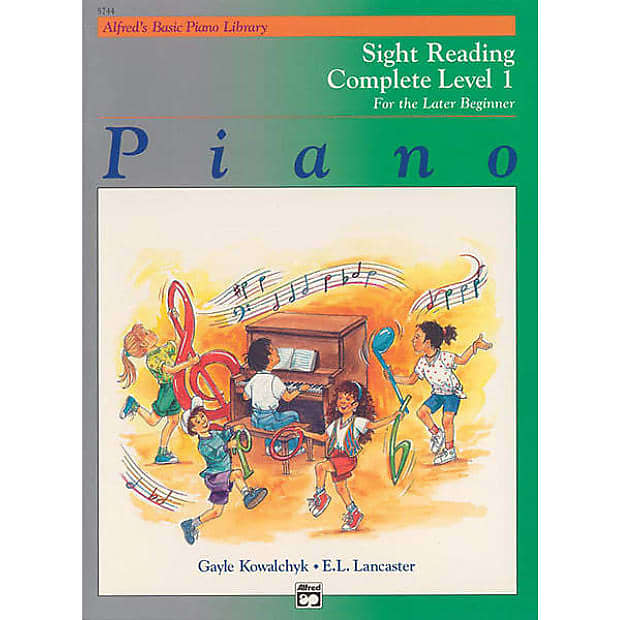 Alfred's Basic Piano Course: Sight Reading Book Complete Level 1 (1A/1B) image 1