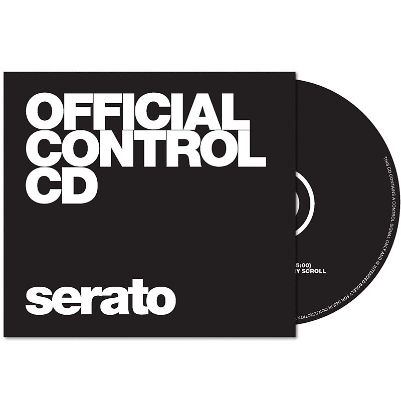 Serato Official Control CDs x2 (Black) - Accessory for DJ | Reverb