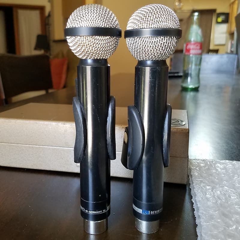 Pair Of Beyerdynamic M160 Ribbon Microphone Early Serials Exc Reverb 3476