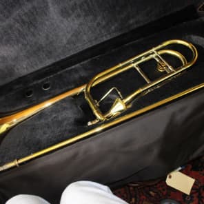 Jupiter 1236RL-T XO F-Attachment Trombone w/ Thru-Flo Valve, Rose Brass Bell