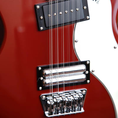 Danelectro '59X12 12-String Blood Red Electric Guitar image 5