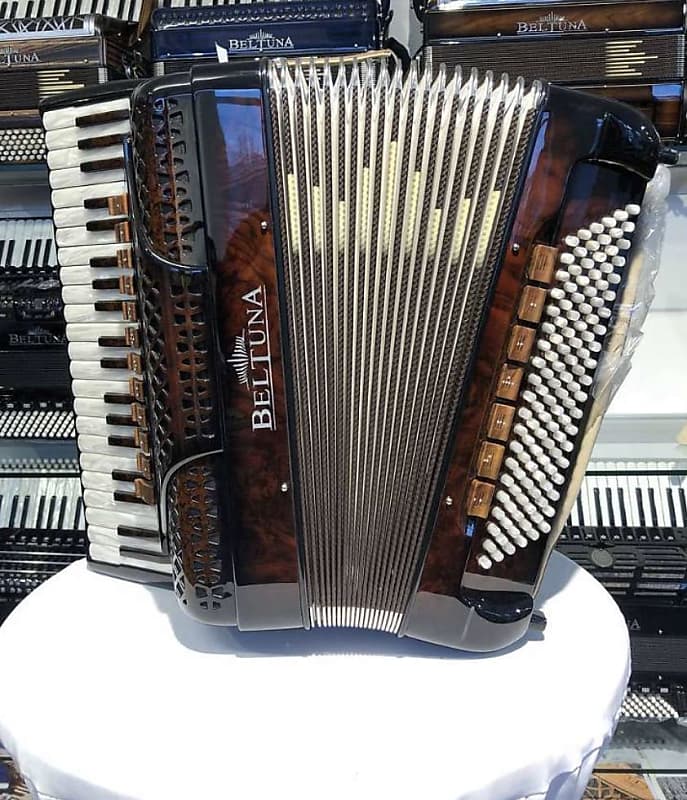 BELTUNA SPIRIT IV 120P GHV Classic Accordion - Ebony image 1
