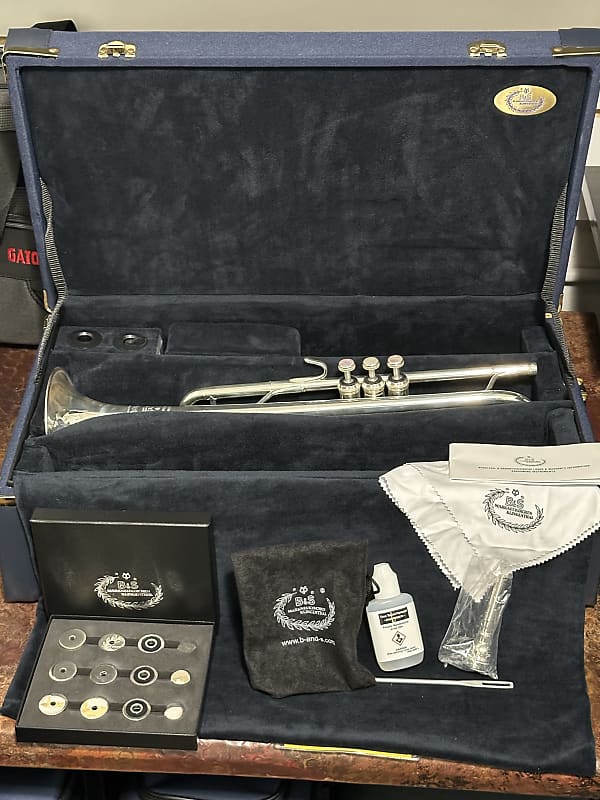 B&S MBX3 Silver X-Line Series Pro Trumpet | Reverb