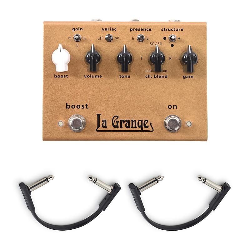 Bogner La Grange Overdrive Boost w/(2) Rockboard Flat Patch Cables Bundle |  Reverb