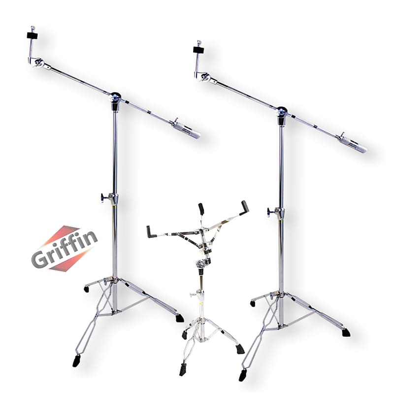 Cymbal Stand with Boom Arm & Snare Drum Stand Kit (3x Stands) | Reverb