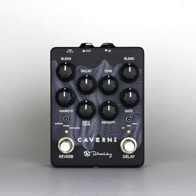 Immagine Keeley Caverns Delay Reverb Black Waves  Pedal - 1