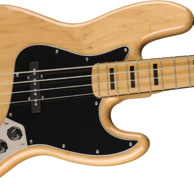 Fender Squier Classic Vibe '70s 4-String Electric Jazz Bass, Gloss Natural image 2