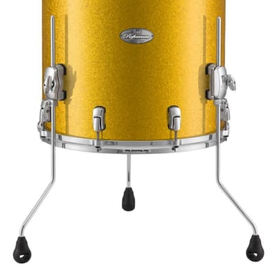 Pearl Music City Custom 14"x14" Reference Series Floor Tom PLATINUM GOLD OYSTER RF1414F/C453 image 23