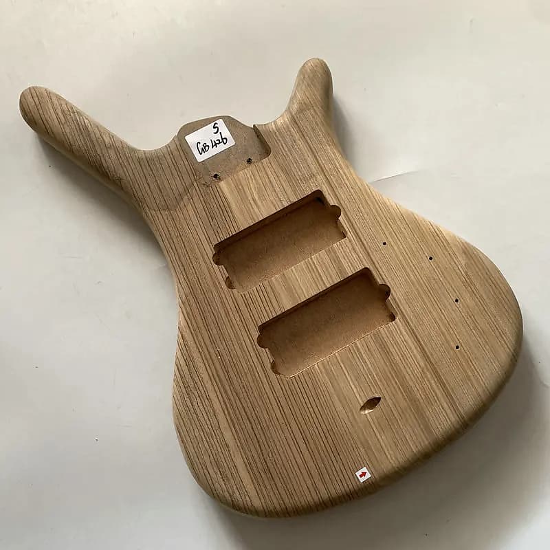 Okoume Wood Electric Bass Body with Wenge Wood Top Reverb UK