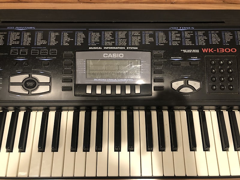 Casio WK1300 electronic keyboard and carrying bag Reverb