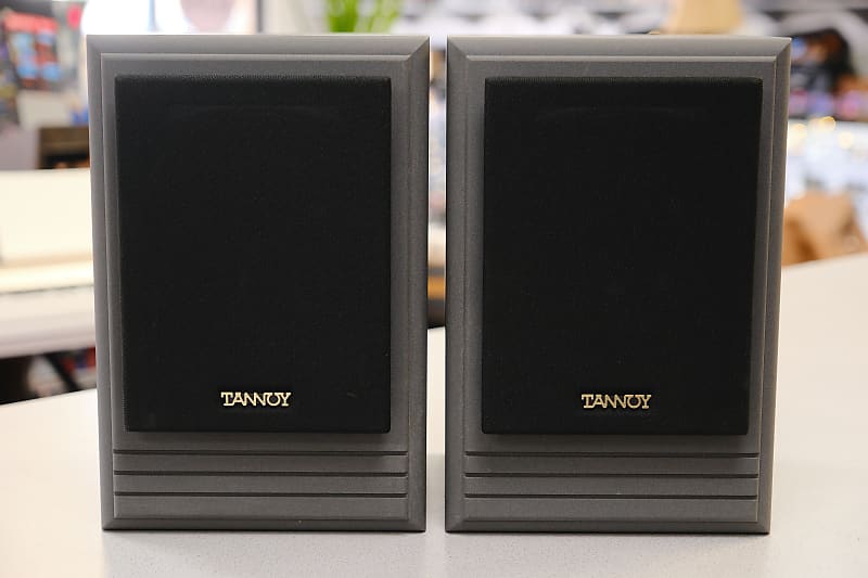 TANNOY SYSTEM 6 NFM II BOOKSHELF SPEAKERS STUDIO MONITORS GOOD CONDITION FREE SHIPPING!  			