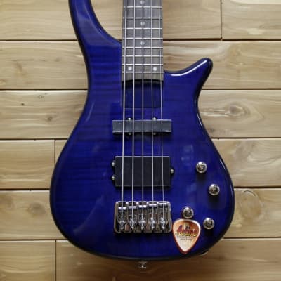 Avalanche By Dillion 5 String Bass Trans Blue - SB-25-TBL - Made in China image 1