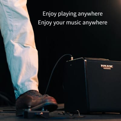 NuX AC60 Stageman II studio bluetooth free apps acoustic amplifier with foot switch image 9