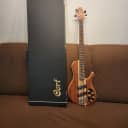 Cort A5BEYONDOPBN Single Cutaway Multi-Scale Bubinga Top 5-String Electric Bass Guitar w/Hard Case