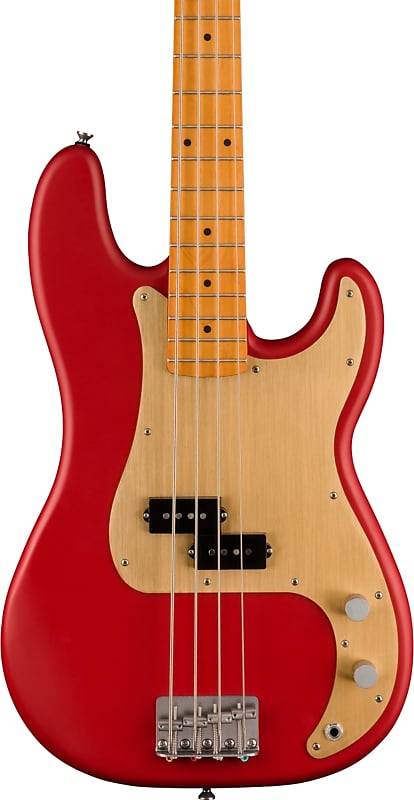 Squier 40th Anniversary Precision Bass, Vintage Edition, Satin Dakota Red image 1