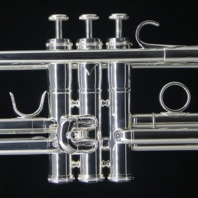 New Adams Sonic Model Professional Bb Trumpet in Silver Plate! image 1