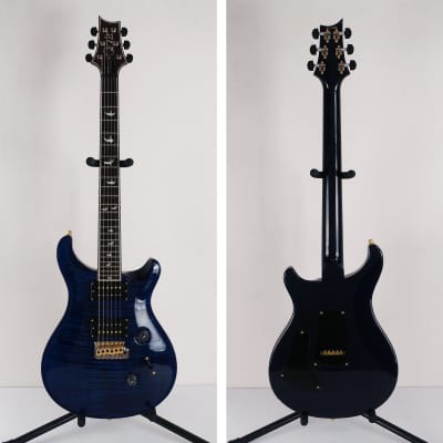 2015 Paul Reed Smith 30th Anniversary PRS Custom 24 Whale Blue 10 Top with Hardshell Case image 3