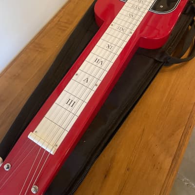 🔥STEAL🔥Eastwood Airline Lap Steel 2023 Red image 2