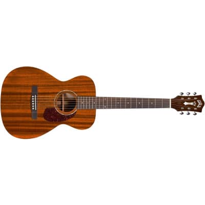 Guild M-120 Westerly Concert Acoustic Guitar, Natural Mahogany image 2