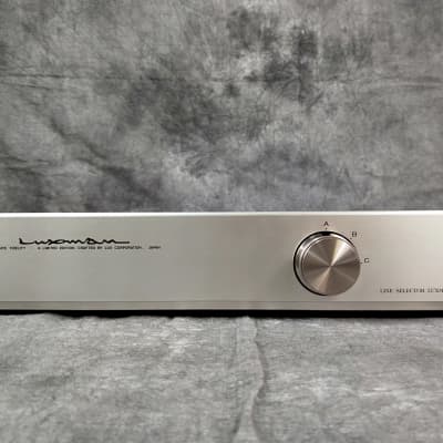 LUXMAN AS-55 Line Selector Speaker Terminals W/ Original Box [Excellent] image 2