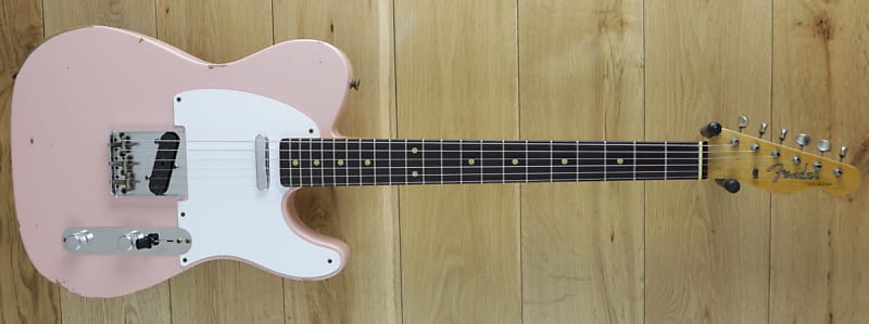 Fender Custom Shop 59 Tele Relic Shell Pink ~ R113774 | Reverb Canada