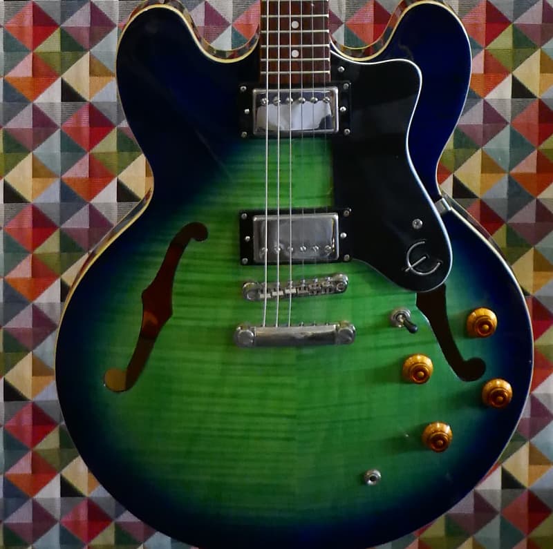 Epiphone dot deluxe aquamarine 2025