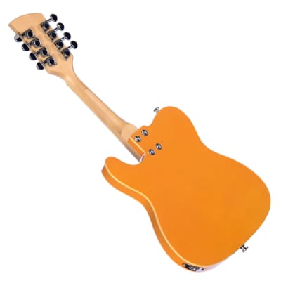 Eastwood Guitars Mandocaster LTD - TV Yellow - Solidbody Electric Mandolin - NEW! image 8