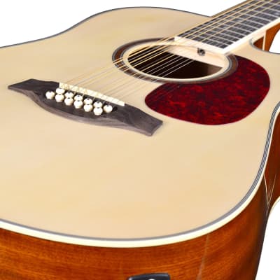 Artist LSP12CEQNT Beginner 12 String Acoustic Guitar Pack with EQ image 6