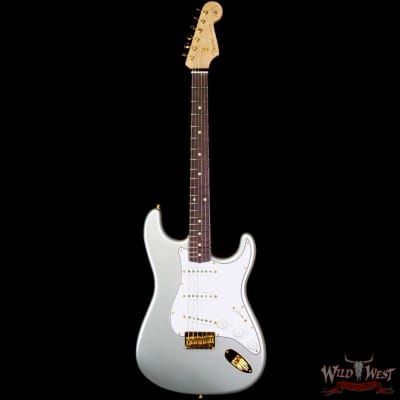 Fender Custom Shop Robert Cray Signature Stratocaster AA Birdseye Maple Neck Hardtail NOS Inca Silver image 3