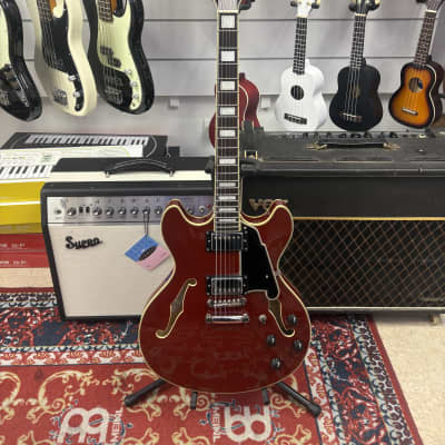 Silvertone By Samick SIGNED BY ERIC CLAPTON SSLA-30/TR Semi Hollow
