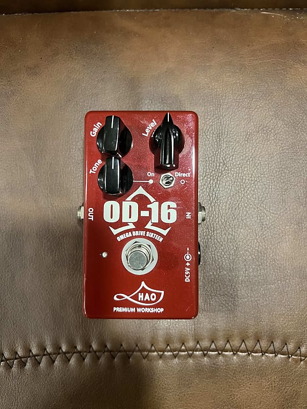 Hao OD-16 Omega Drive Overdrive pedal - MIJ -Red - | Reverb