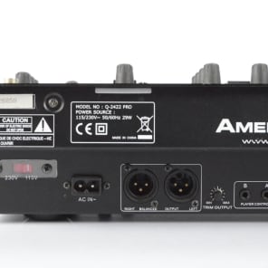 American Audio Q-2422 PRO Professional DJ Preamp Mixer