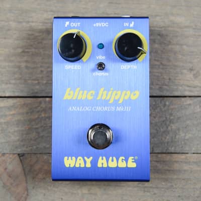 Way Huge Electronics WM61 Blue Hippo Mini Analog Chorus MINT image 1