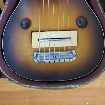 1936 Gibson Eh-100 7-String Lap Steel  Mohagany W Case Rare image 1