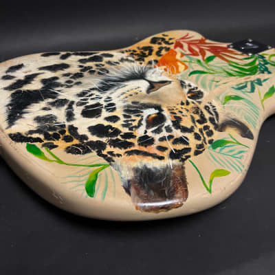 New Guardian Hand Painted Guitars "Jaguar" Electric Guitar Fender Neck, Parts, w/HSC image 12