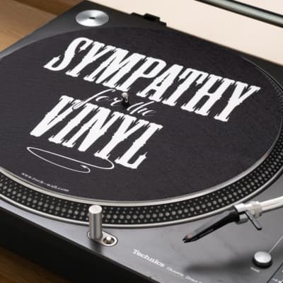 RockonWall Vinyl Record Player Felt Turntable Mat - Sympathy for the Vinyl image 4