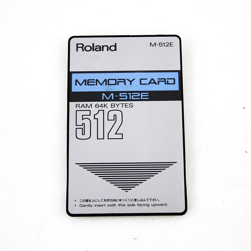 Roland M-512E Memory Card | Reverb