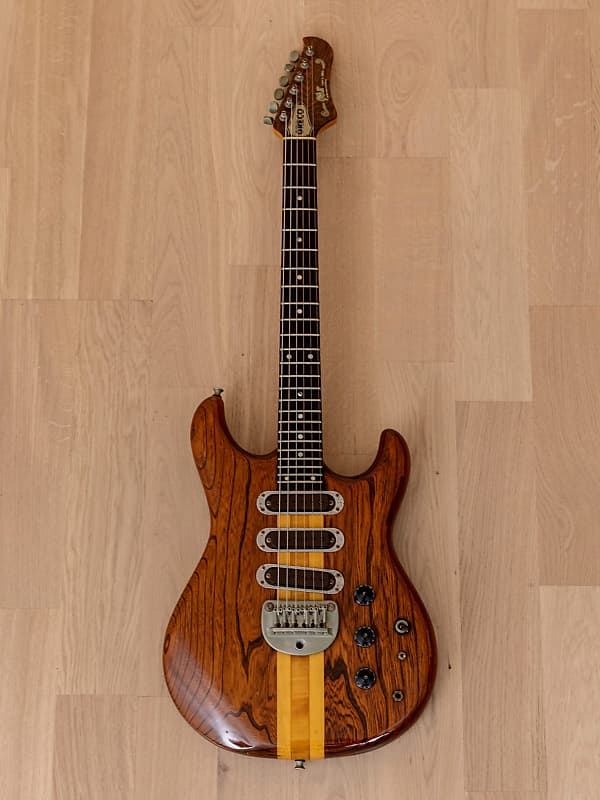 1979 Greco GOII 750 Vintage Neck Through Electric Guitar S-Style, Japan  Fujigen | Reverb