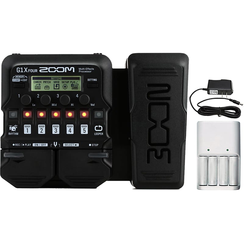 Zoom G1X Four Guitar Multi-Effects Processor With Built-In