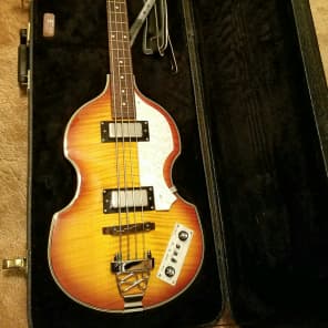 Rogue vb100 violin bass shop guitar vintage sunburst