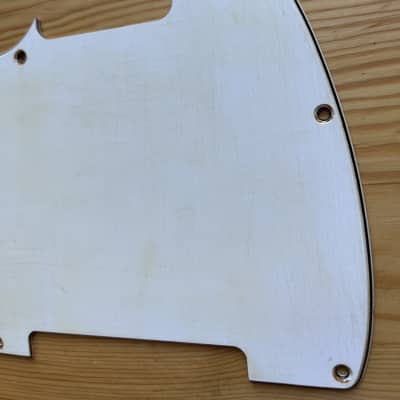 Unbranded Left Handed Esquire Pickguard Relic/Distressed White for Fender image 3