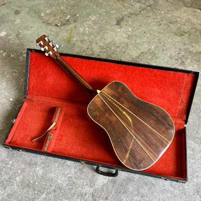 Aria  D-60 acoustic guitar 1970’s - Rosewood original vintage MIJ Japan image 7