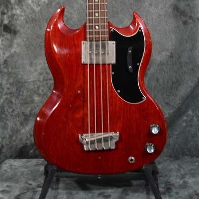 Gibson EB-0 SG 4 String Short Scale Bass Vintage 1964 Cherry Red w Hardshell Case & FAST Shipping for sale
